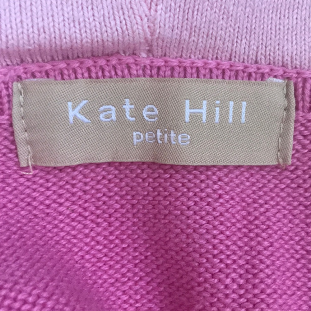 Pink Petite Cardigan Hoodie - Picture 5 of 6